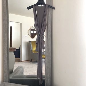 United Colors of Benetton, M, deep v neck, front wrap & tie tank top, so cute!!